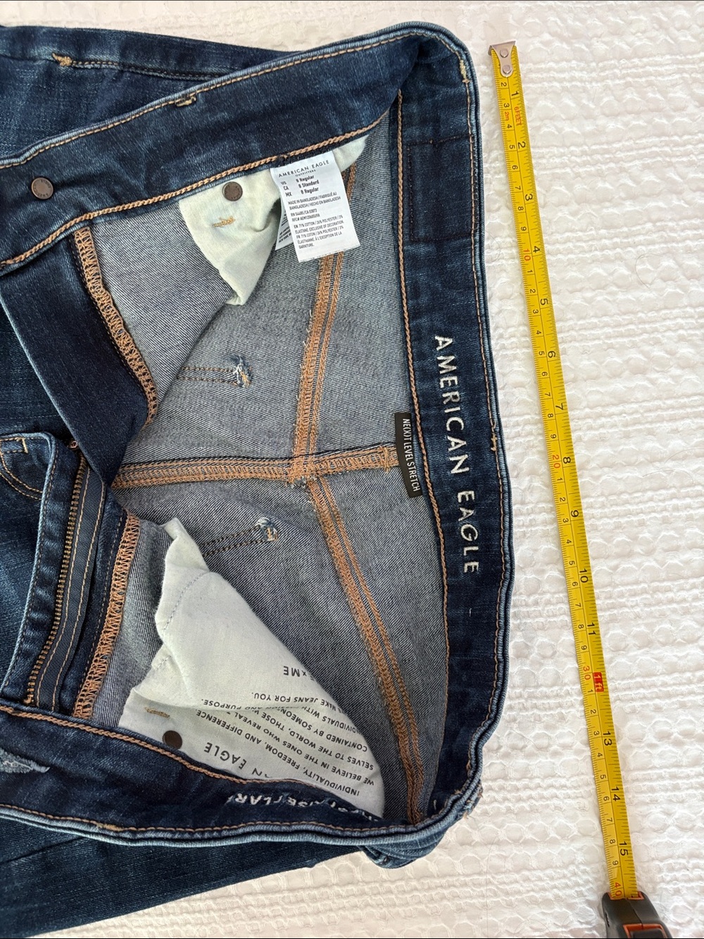 American Eagle Outfitters Curvy Highest Rise Flare Jeans - Picture 4 of 11